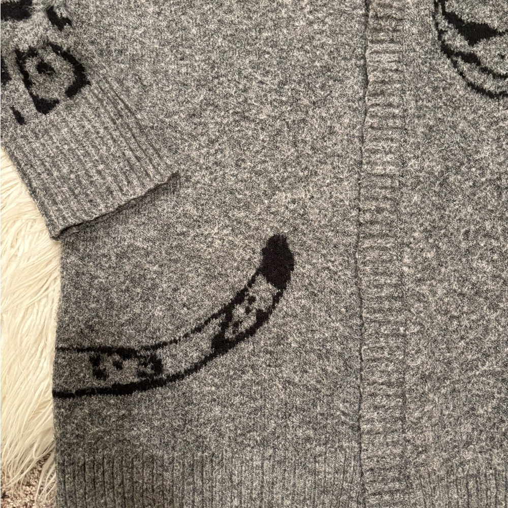 Anthropologie Averie Open Front Leopard Cardigan Size S - Picture 9 of 11